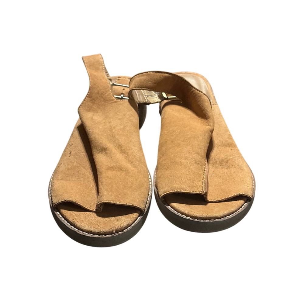 Kelsi Dagger Brooklyn Brown Suede Penny Loafers Women’s Size 9.5